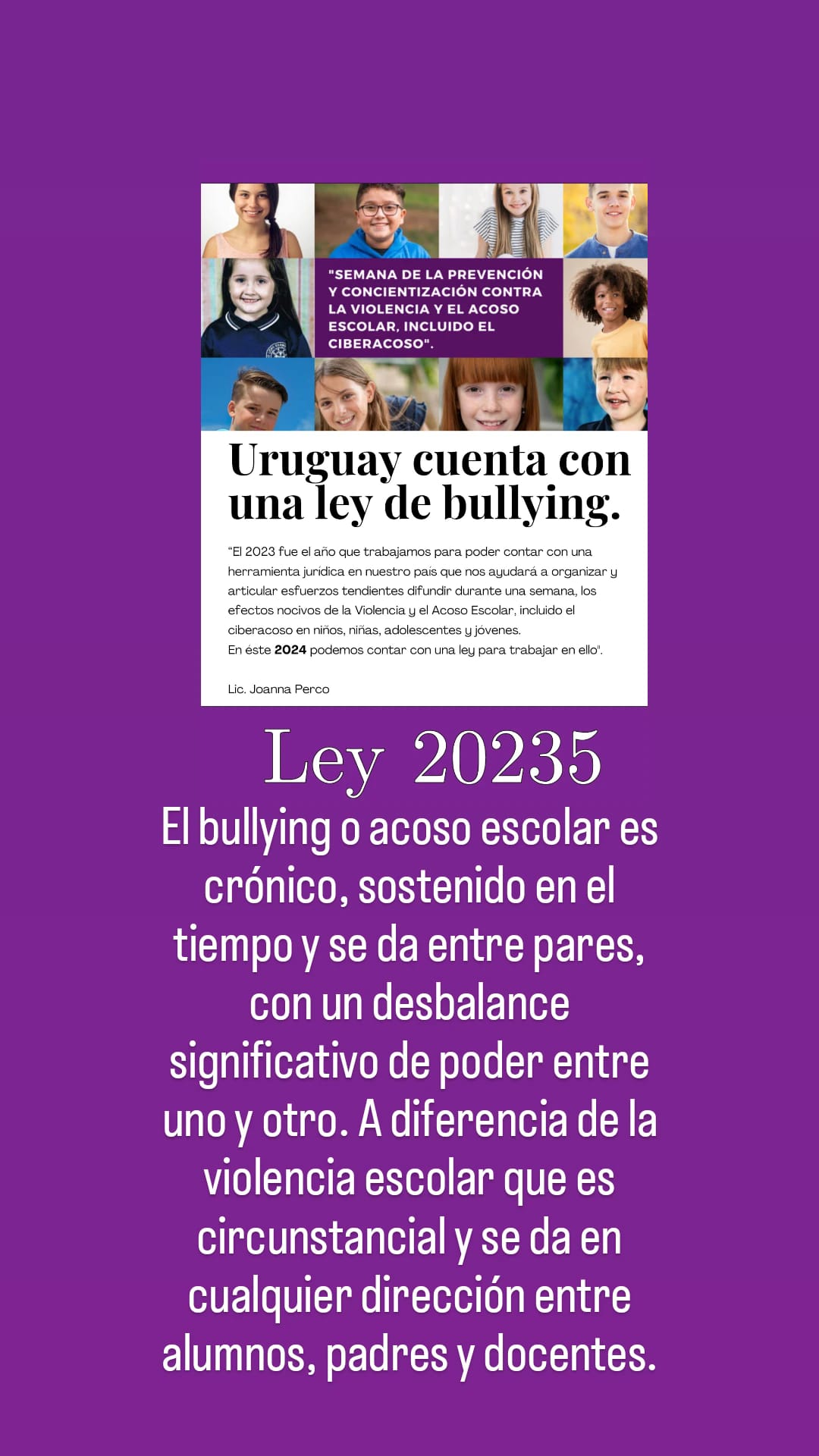 Información sobre la Ley 20.235